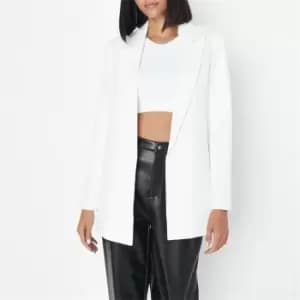 Missguided Basic Tailored Blazer - White