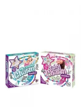 Craft Box Fairy And Mermaid Charm Jewellery Duo Pack