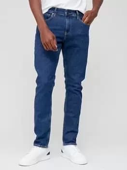 Calvin Klein Slim Fit Jeans - Dark Wash, Dark Wash, Size 32, Length Regular, Men