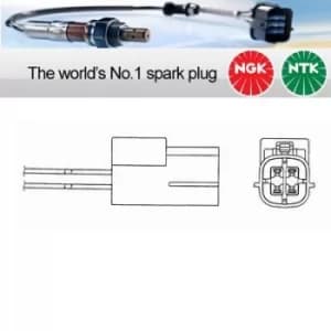 1x NGK Lambda NTK Oxygen 02 Lambda Sensor OZA660-EE33 (96182)