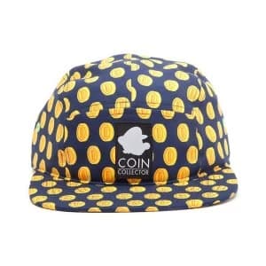 Nintendo - Coin Pattern Unisex Camper Cap Style Cap - Multi-Colour