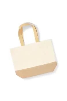 Jute Base Canvas Tote