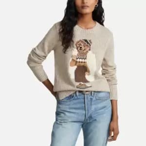 Polo Ralph Lauren Bear Cotton-Blend Sweatshirt - M