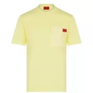 HUGO Dinsky T Shirt - Yellow