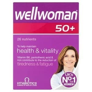 Vitabiotics Wellwoman 50+ Tablets 30s