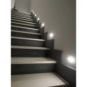 Fan Europe SLAB LED Recessed Wall Light White, IP65 170lm 4000K 18x8x4.9cm