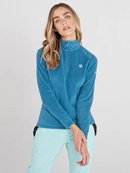 Dare 2b Freeform II Overhead Fleece Jacket - Blue Size 10, Women