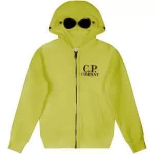 CP COMPANY Boys Goggle Zip Hoodie - Yellow
