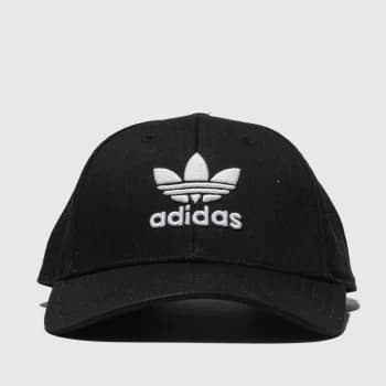 Adidas Black & White Classic Trefoil Baseball Cap