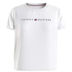 Tommy Hilfiger Tommy Bodywear Origin Short Sleeve Crop Tee Womens - White