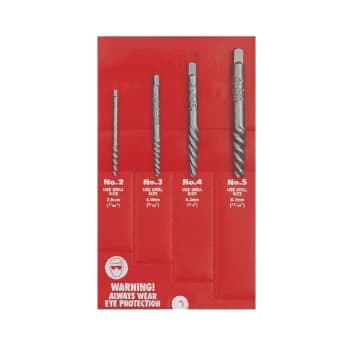 4-Pce Screw Extractor Set - Kennedy