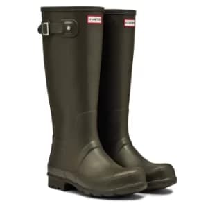 Hunter Mens Original Tall Wellington Boots Dark Olive 10 (EU44)