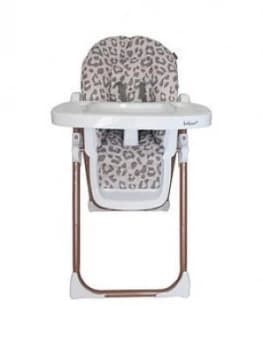 My Babiie Katie Piper Blush Leopard Premium Highchair