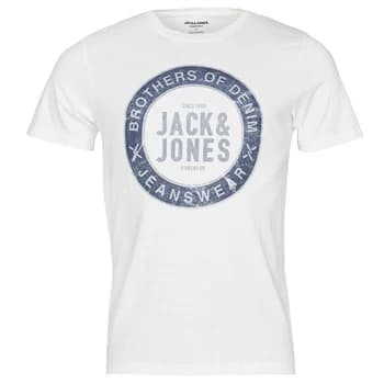 Jack Jones JJEJEANS mens T shirt in White - Sizes XXL,S,M,L,XL,XS