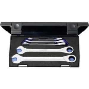 Gedore 2297434 7R-005 Ratcheting crowfoot wrench set 5 Piece 8 - 19 mm