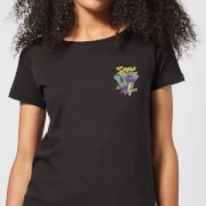 Spyro Retro Pocket Womens T-Shirt - Black - 3XL - Black