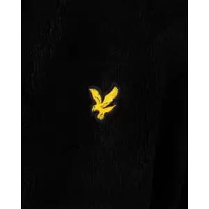 Lyle & Scott Mens Towelling Dressing Gown - True Black - M