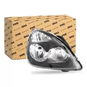 TYC Headlights RENAULT 20-6357-05-2 260108120R,7701051770,7701054063 Headlamp,Headlight
