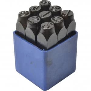 Faithfull Number Punch Set 10mm