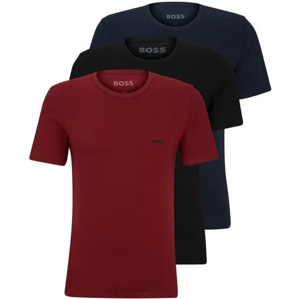 Boss 3 Pack Classic T-Shirt - Blue M