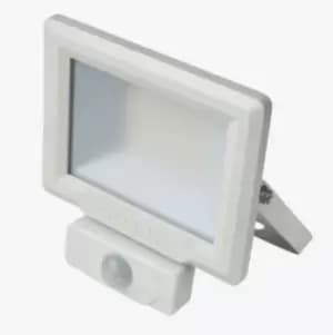 Robus Hi-Lume 20W LED Floodlight With PIR Sensor IP65 White 4000K - RHL2040P-01
