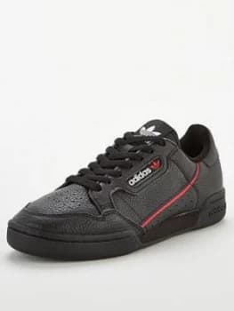 adidas Originals Continental 80 - Black/Red/Blue, Size 10, Men