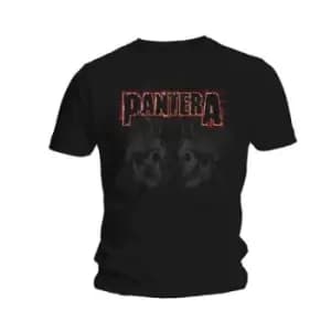 Pantera - Watermarked Skulls Unisex XX-Large T-Shirt - Black