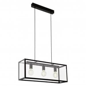 Eglo Charterhouse 3L Bar Pendant Light