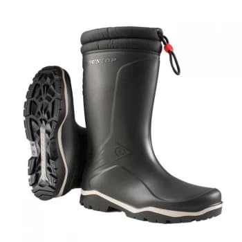 Dunlop Blizzard Fur Lined Wellies - Black