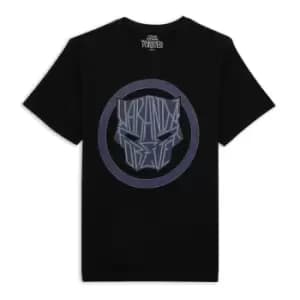 Wakanda Forever Emblem Mens T-Shirt - Black - 3XL - Black