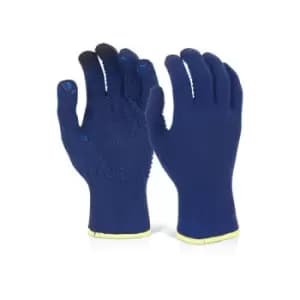 Touch screen knitted glove blue xl - Beeswift