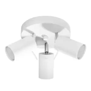Ring Ceiling Spotlight Clusters, White, 3x GU10