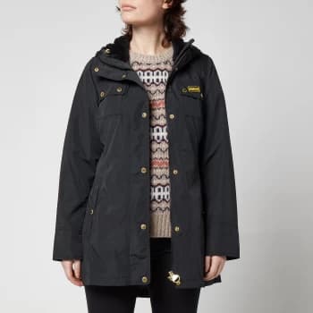 Barbour International Womens Sandown Jacket - Black - UK 12