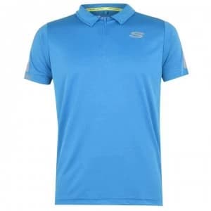 Skechers Mesh Polo Shirt - Blue