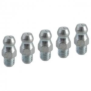 Faithfull Grease Nipple Straight M6 x 1.0 (Pack 5)
