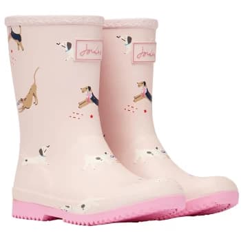 Joules Girls Roll Up Flexible Printed Wellies 10 (EU28)
