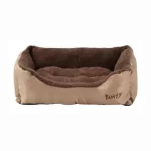 Bunty Deluxe Medium Soft Dog Bed - Cream