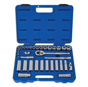 Laser Tools 3496 Socket Set - 3/8"D 34pc Chrome Vanadium