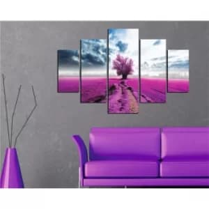 ST104 Multicolor Decorative MDF Painting (5 Pieces)