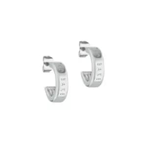 Ted Baker Helanna Nano Logo Hoop Earrings