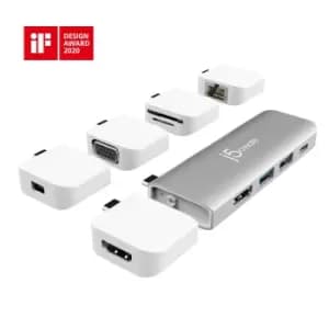 j5create JCD389 Ultradrive Kit USB-C Multi-Display Modular...