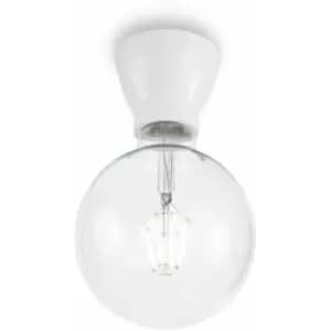 White ceiling light WINERY 1 bulb