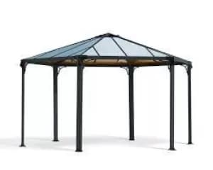 Palram Monaco Hexagon Gazebo - Grey
