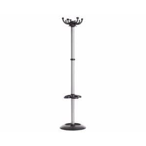TC Office Cluster Coat Stand with Umbrella Holder, Silver