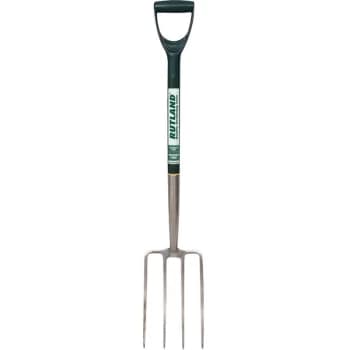 Digging Fork Stainless Steel, Polypropylene Shaft - Rutland
