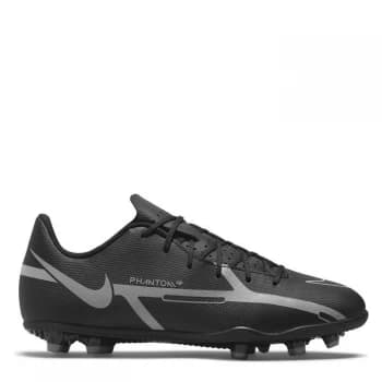 Nike Phantom GT Club Junior FG Football Boots - Black/IronGrey