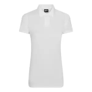 PRO RTX Womens/Ladies Pro Polyester Polo Shirt (L) (White)