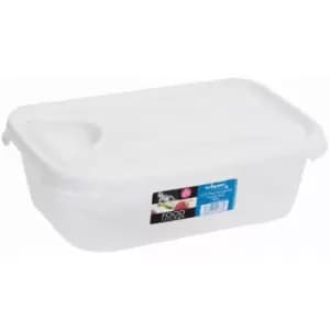 Wham Rectangular Food Storage White 4.5ltr - 12376