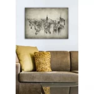 292542407-5070 Multicolor Decorative Canvas Painting