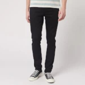 Nudie Jeans Mens Lean Dean Tapered Jeans - Dry Ever Black - W30/L30